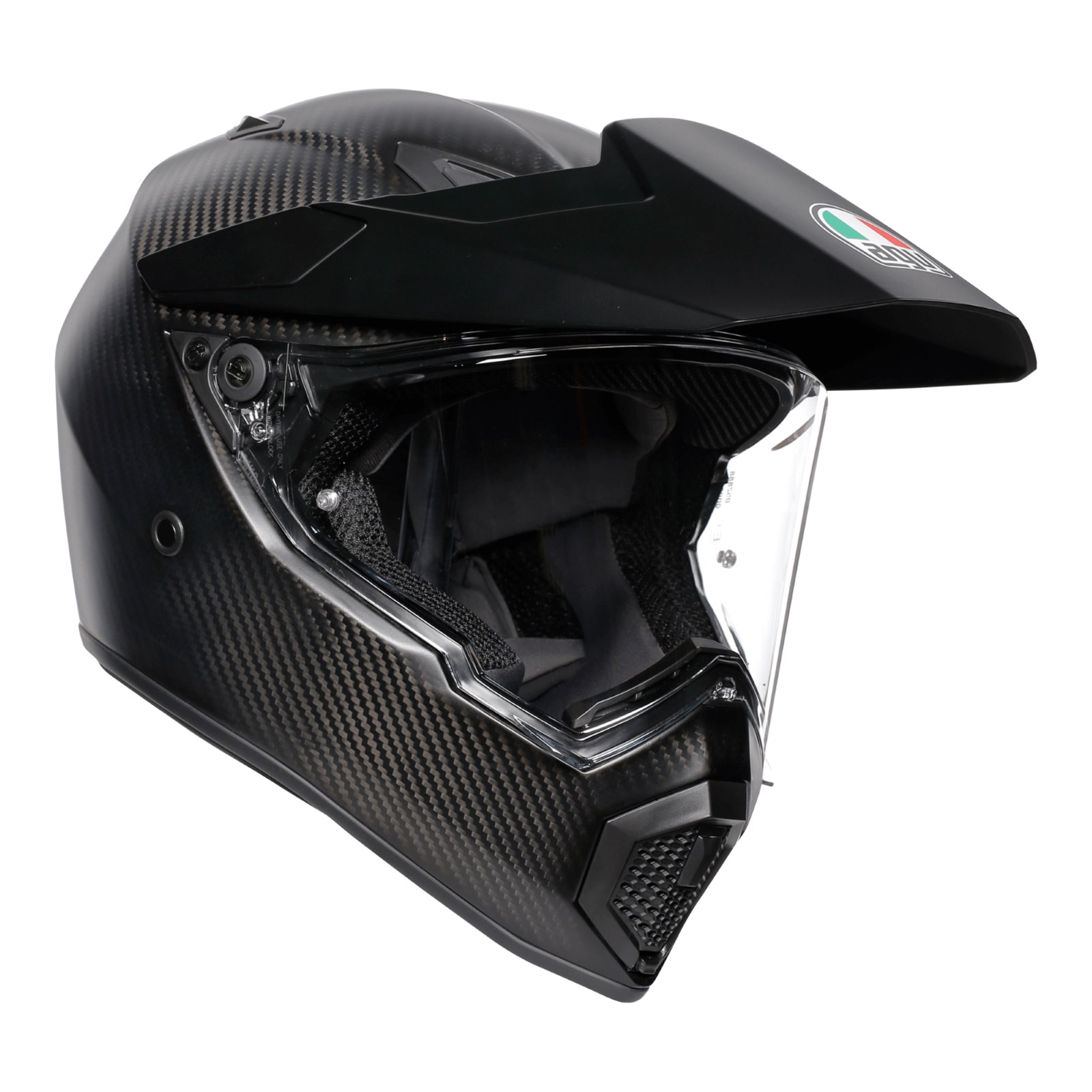 AGV AGV AX9 Matt Black Carbon Dual Sport Crash Helmet 