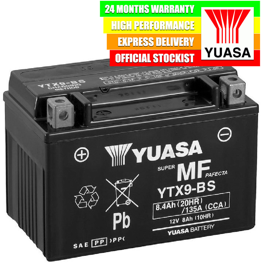 Yuasa YTX9-BS 12V Maintenance Free Battery | FREE UK DELIVERY | Flexible  Ways To Pay | MP