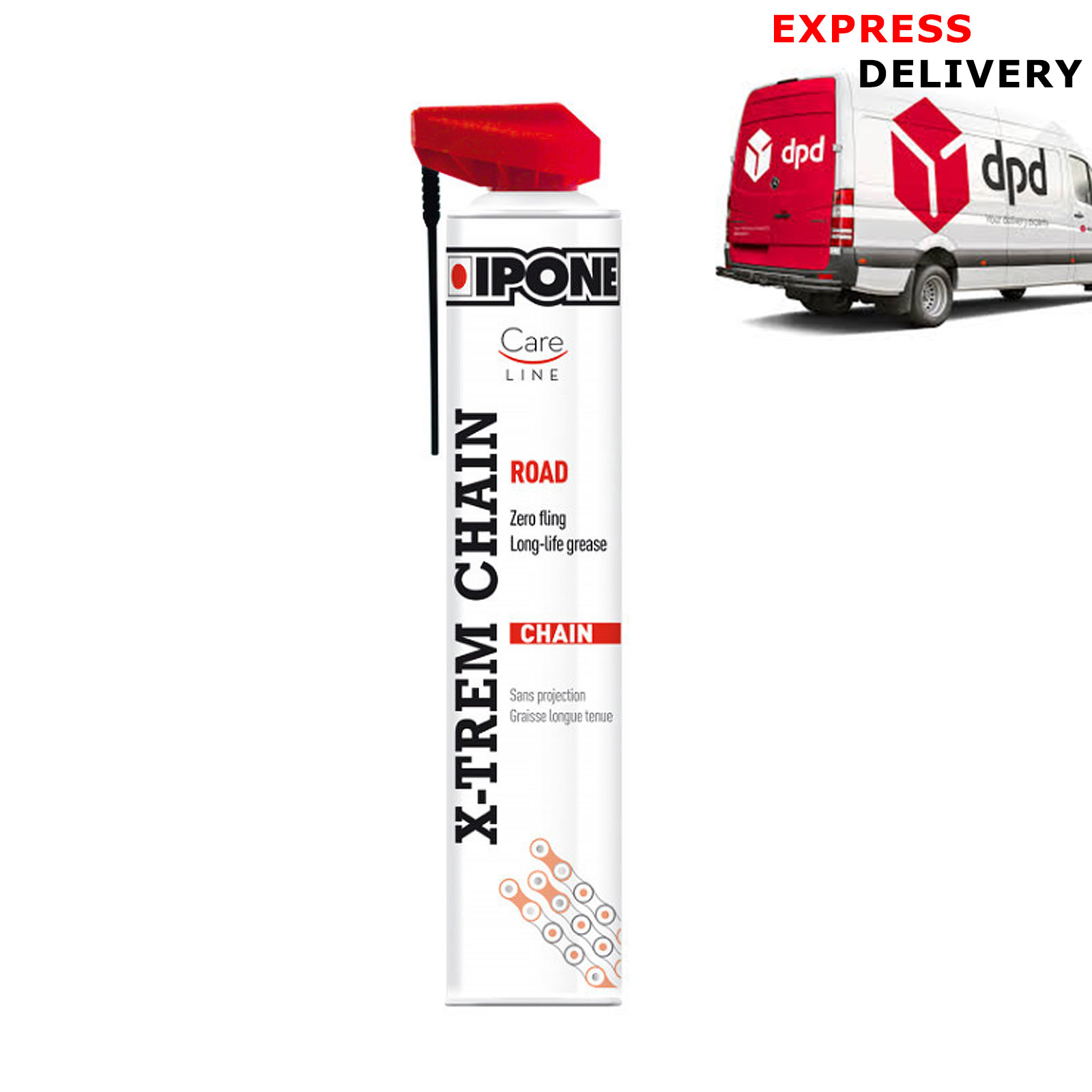 Spray Racing Chain Ipone Vert (500ml) - FP MOTO