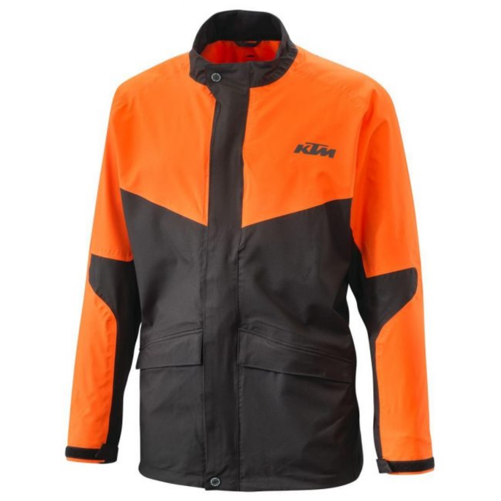 KTM Rain Jacket Black Orange | FREE UK DELIVERY | Flexible Ways To Pay ...