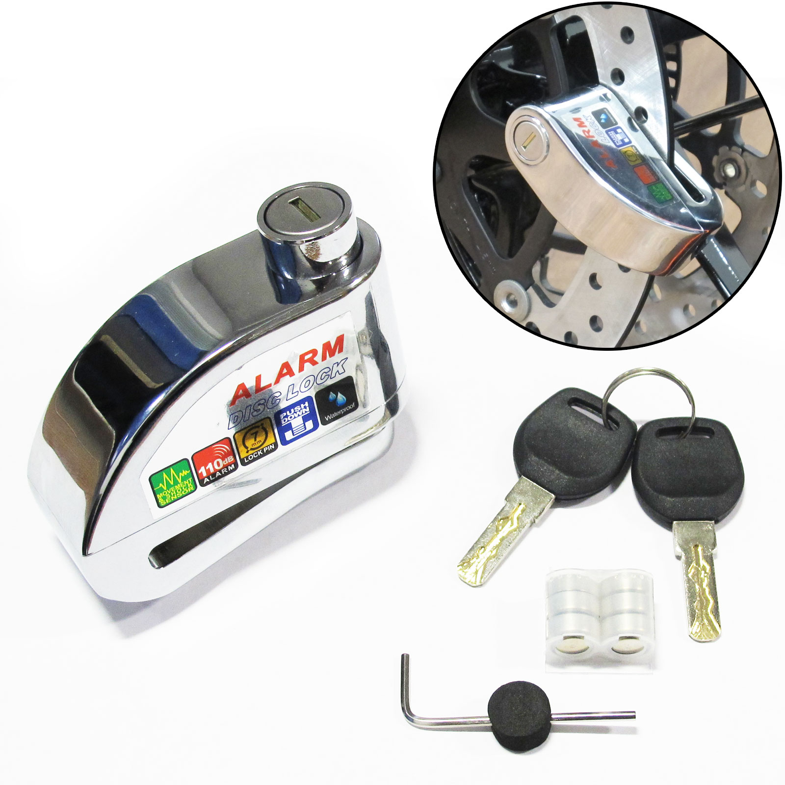 SNC Alarm Disc Lock, FREE UK DELIVERY, Flexible Ways To Pay