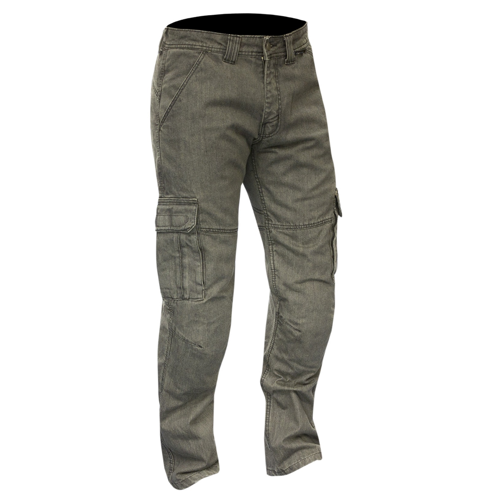 grey cargo jeans