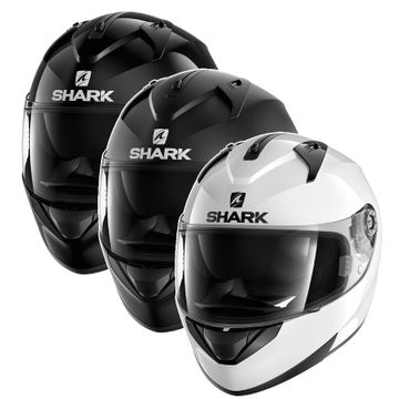 Size M SHARK RIDILL BLANK Matt KMA Motorcycle Helmet Black 
