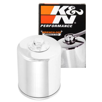 KN-174C K&N Oil Filter Cannister Chrome image 3