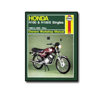 Workshop Manual 0734 Haynes Honda H100 & H100S Singles 1980-1992 