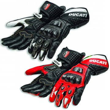 DUCATI Spidi CORSE C3 Racing Leder Handschuhe Gloves rot NEU !! 
