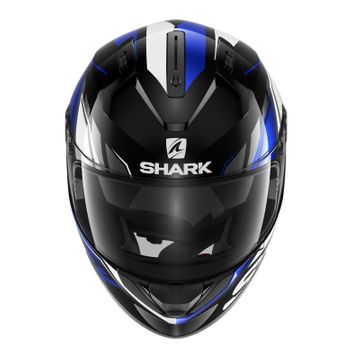 Shark Ridill 1.2 Phaz Black White Blue Full Face Helmet image 3