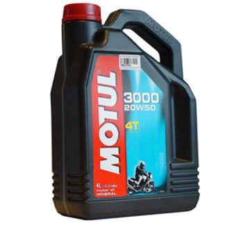Motul 3000 w50 4t Engine Oil Oil 4 Litre M P Direct
